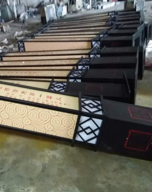 定制生產(chǎn)方柱內(nèi)透光廣場(chǎng)景觀燈實(shí)拍圖片