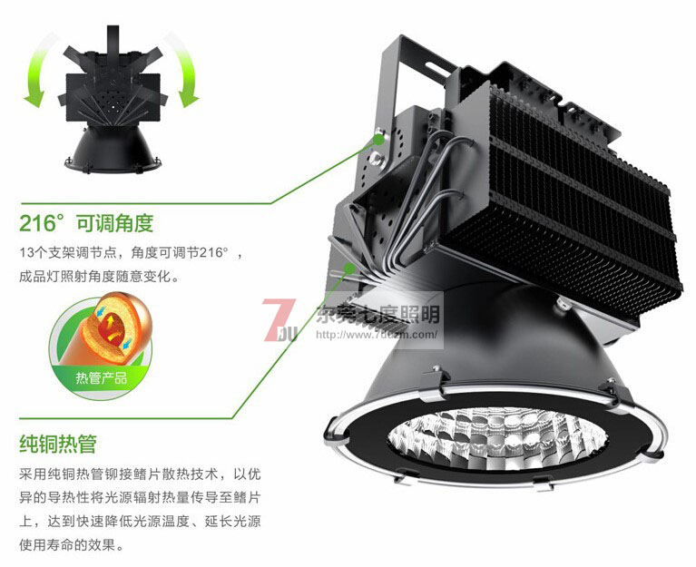 東莞七度照明QDLED-GC011-500WLED塔吊燈產(chǎn)品細(xì)節(jié)圖片